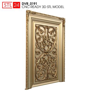 Doors (DVR_0191) 3D models for cnc